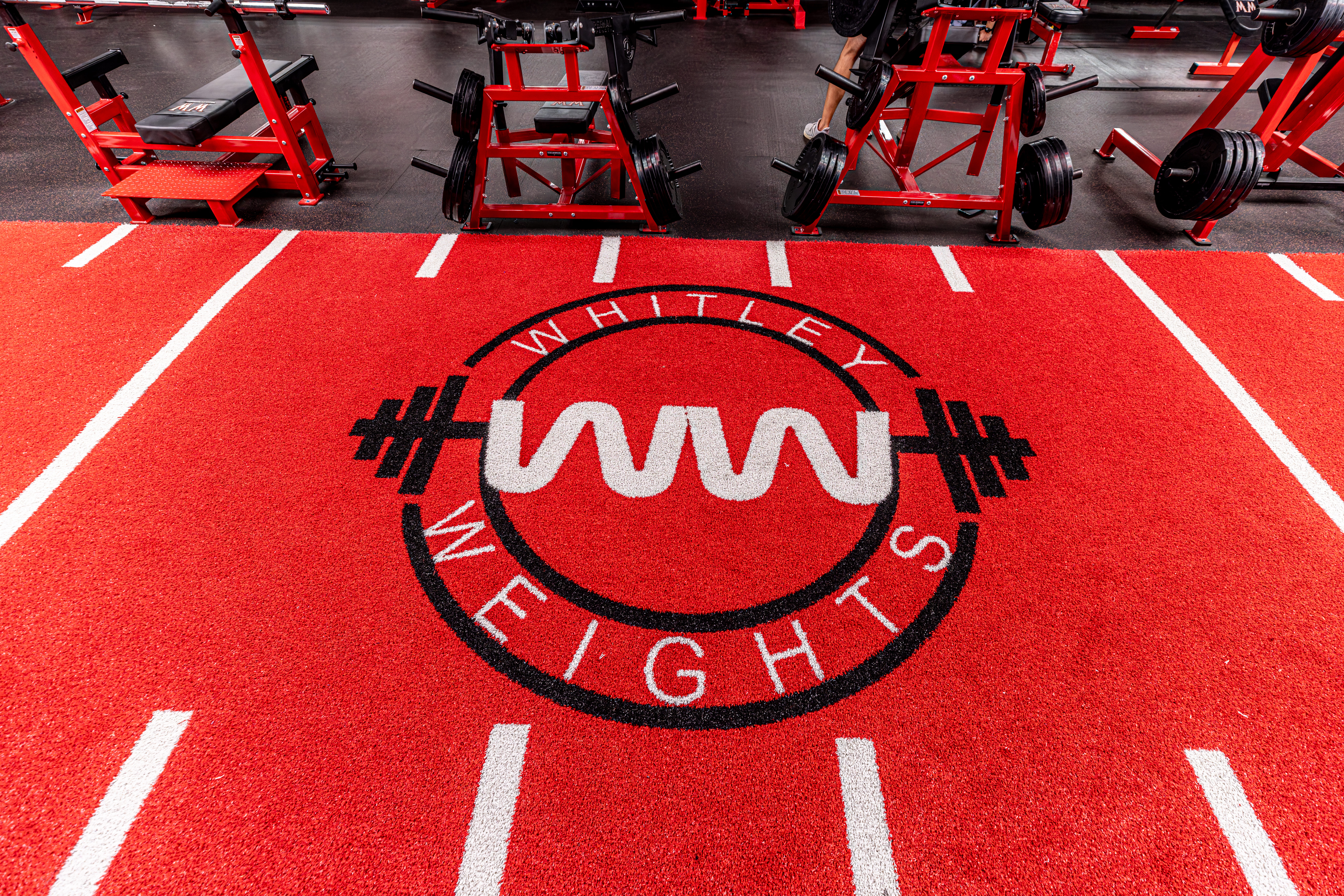 65 Feet of turf designed for functional training.