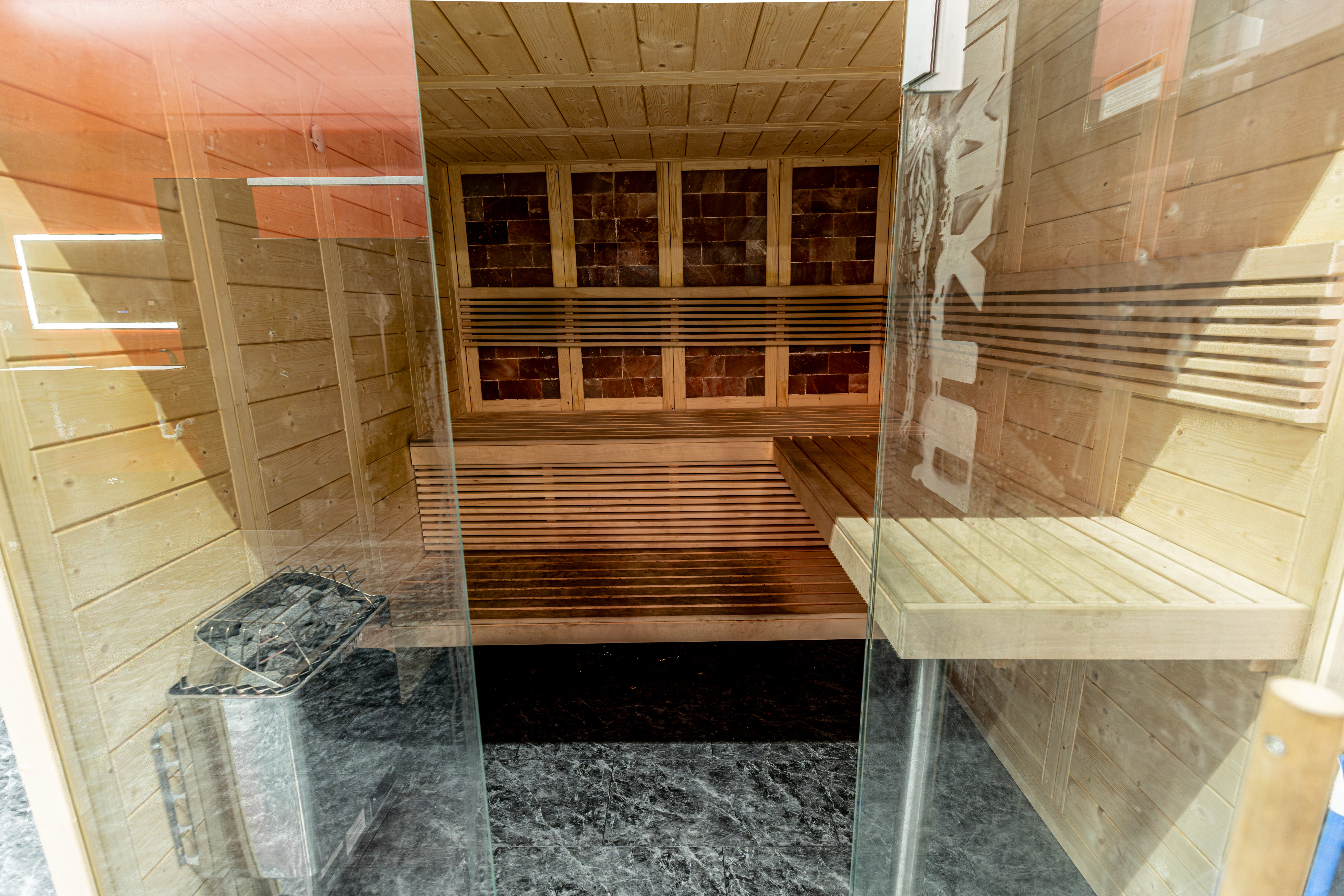 Saunas located in both men and womens lockerrooms.