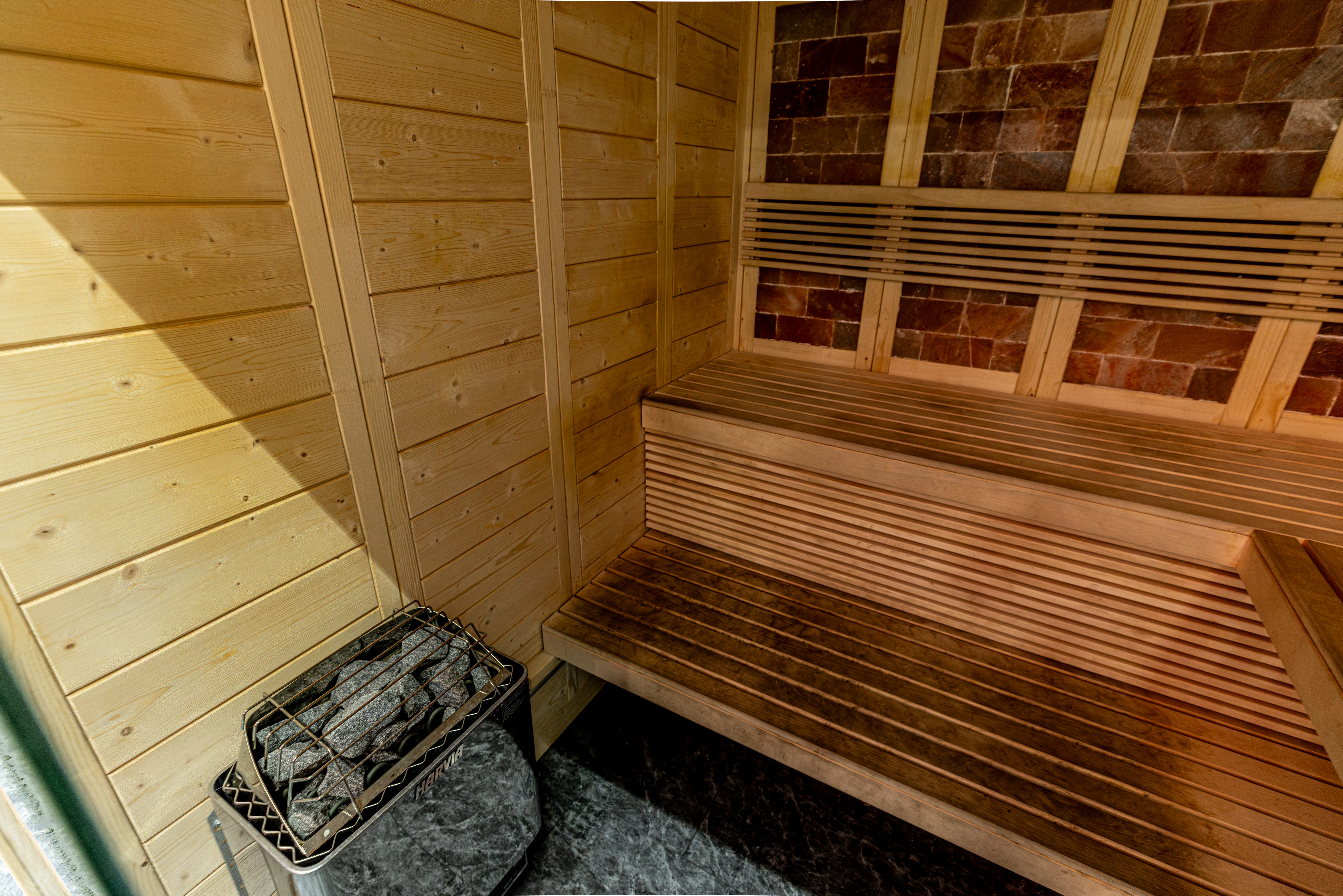 Saunas located in both men and womens lockerrooms.
