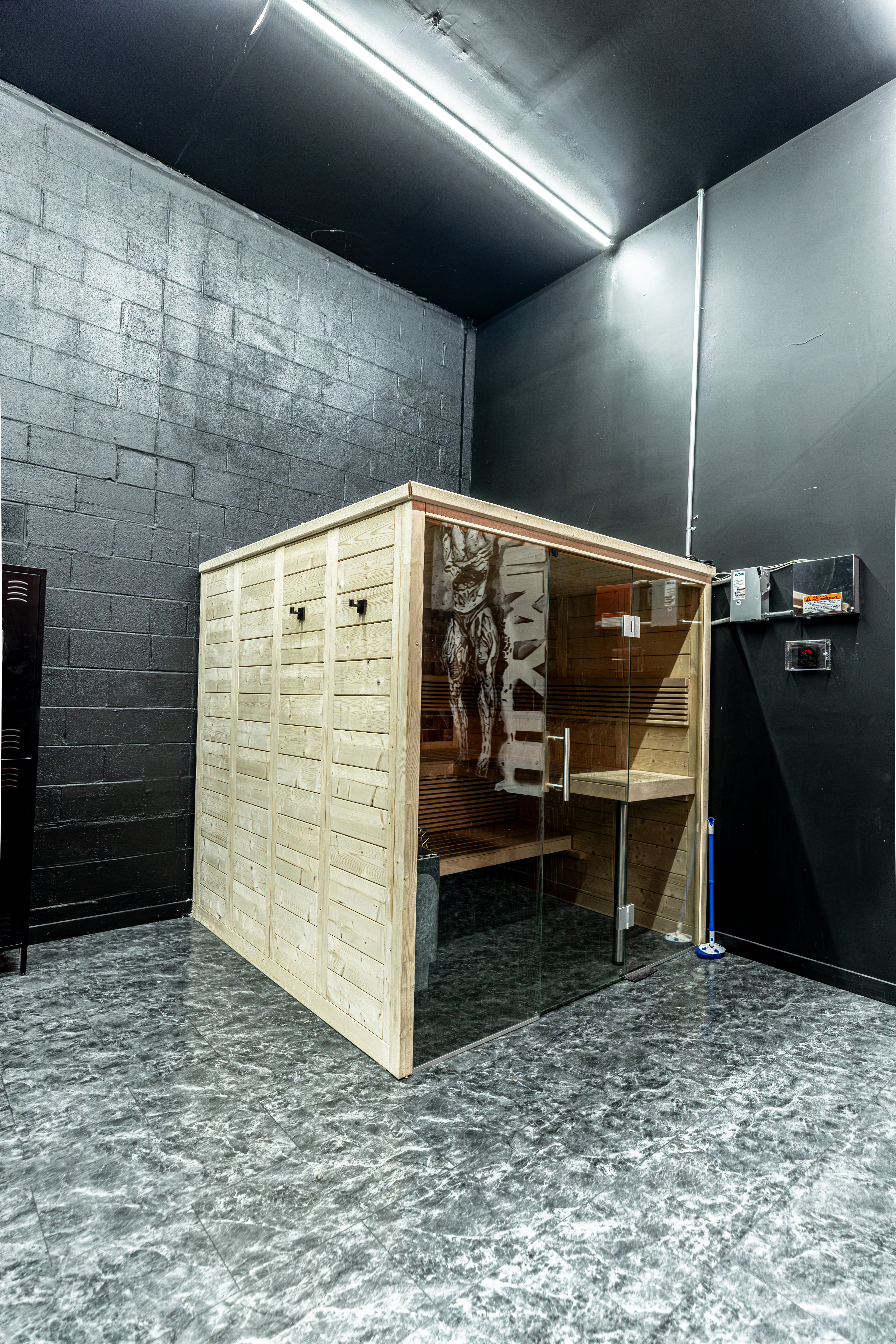 Saunas located in both men and womens lockerrooms.