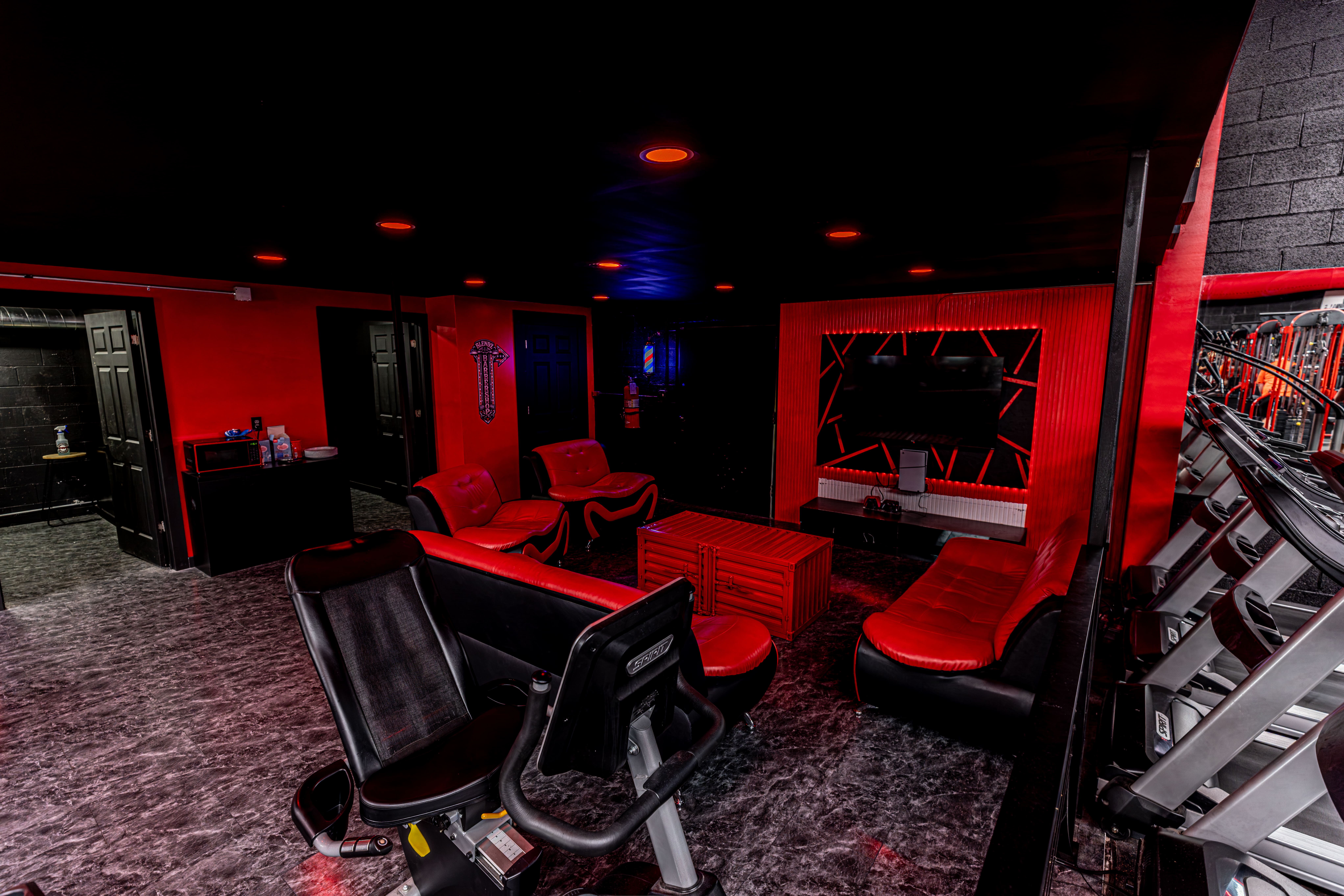 Lounge area for members and their children to relax.